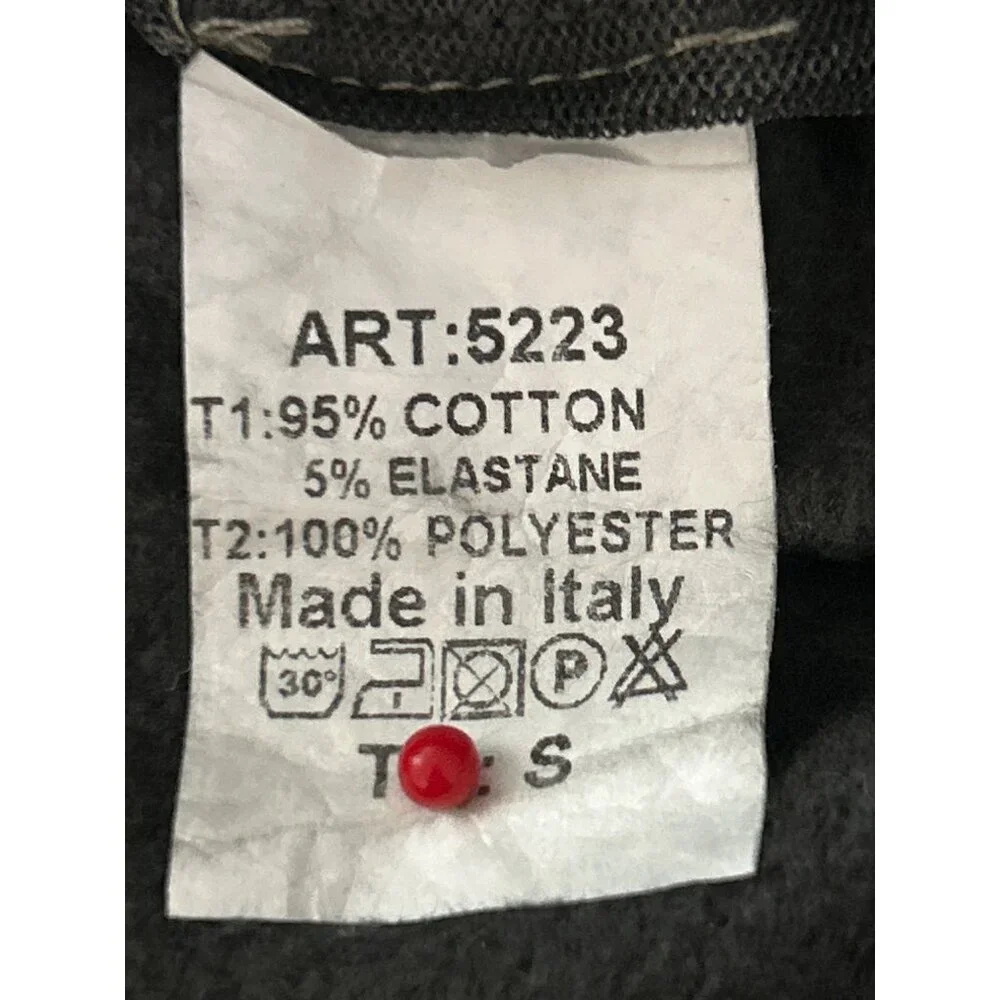 Me & Dee Sequin Gray & Black Hoodie Jacket Made In Italy Size S - Picture 7 of 7
